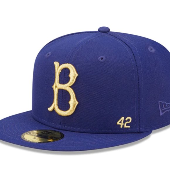 New Era x Lids HD Brooklyn Dodgers Thank You Jackie 2.0 59FIFTY Fitted Cap - Picture 2 of 11